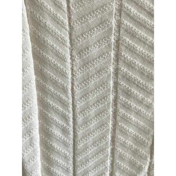 Chaus New York Cream Winter White Cowl Neck Sweater Dress - Picture 4 of 5